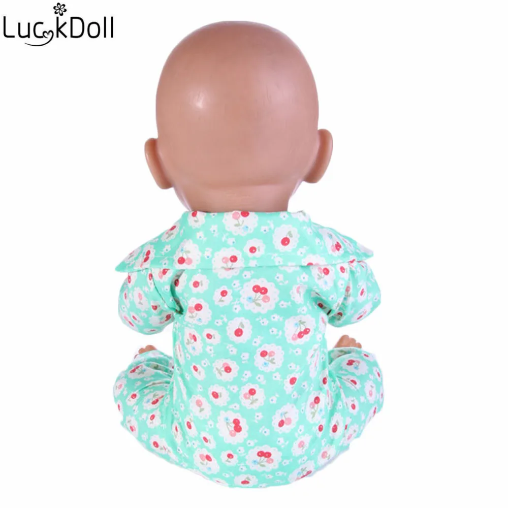 Luckydoll 15 шт. новая одежда куклы пижамы подходит 18 дюймов Американский 43 см BabyDoll аксессуары игрушки Детские лучшие рождественские подарки