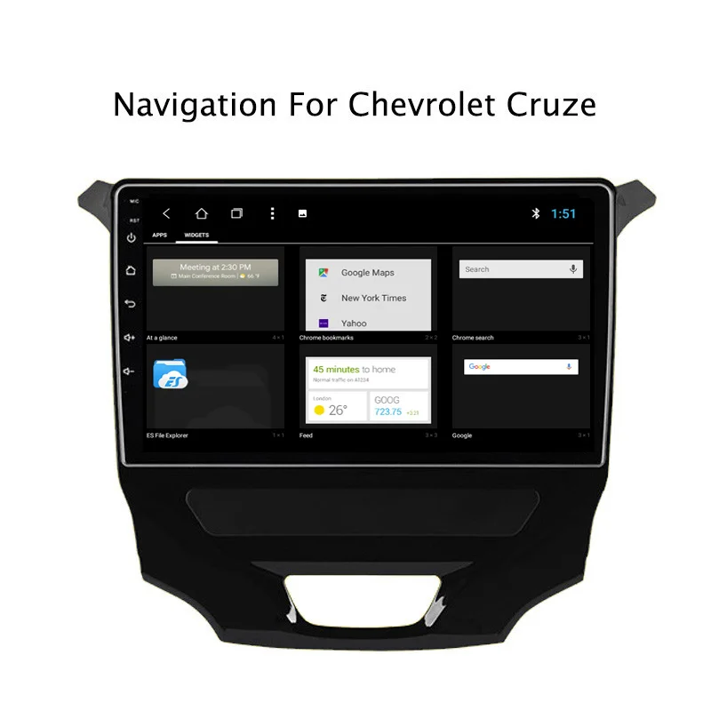 Clearance NAVITOPIA 9inch 2G RAM 32G ROM Android 8.1 Car DVD Multimedia GPS Navigation for Chevrolet Cruze 2