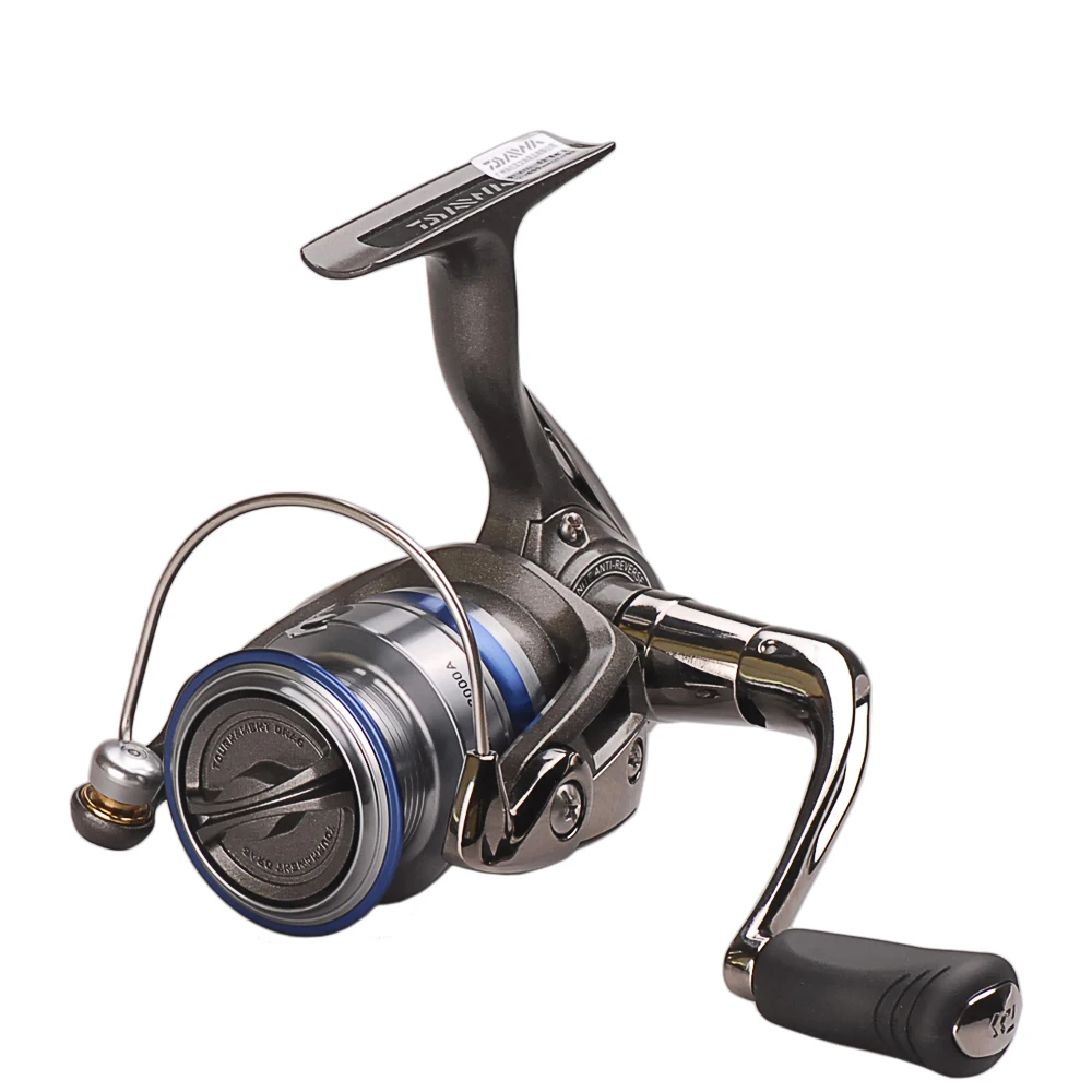 دايوا شركة MEGAFORCE الغزل الصيد بكرة + الغيار بكرة 2000A 2500A 3000A 4000A الأصلي الصيد بكرات Carretilha Pesca Molinete بيكي