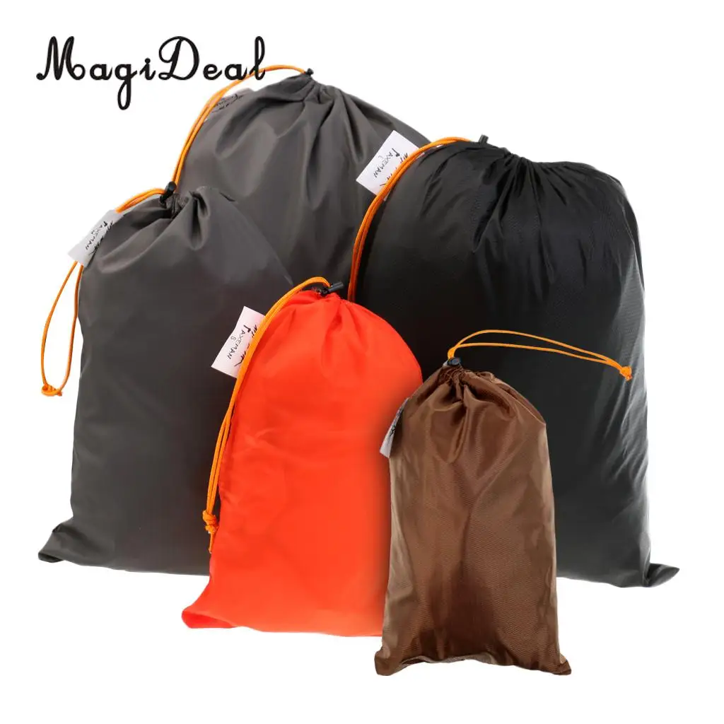 10 Pieces Travel Luggage Organizer Drawstring Clothes Shoes Stuff Sack Set
