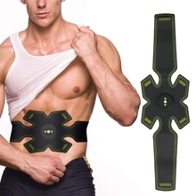 EMS Abdominal Muscle Stimulator Electric ABS Waist Trainer Fitness Weight loss Body Slimming Massager for Man and Woman Burn Fat