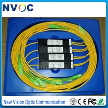 8 шт./лот, 70/30, 1310/1550 двойное окно 1*2 FTTH FBT SC/APC волокно Опти сплиттер, 30: 70 соотношение SC/UPC ABS коробка 90*20*10,1x2 FBT муфта