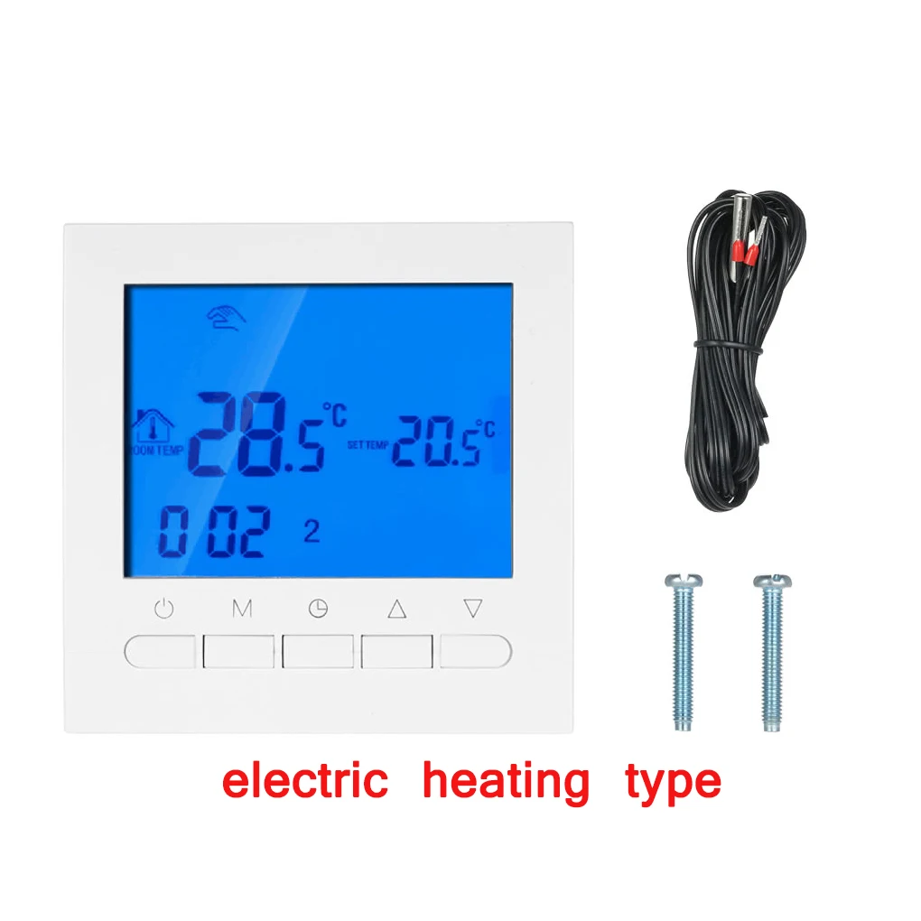 

Hot Programmable Wifi Thermostat Electric or Water Floor Heating Thermostat LCD Display Smart WIFI Temperature Controller
