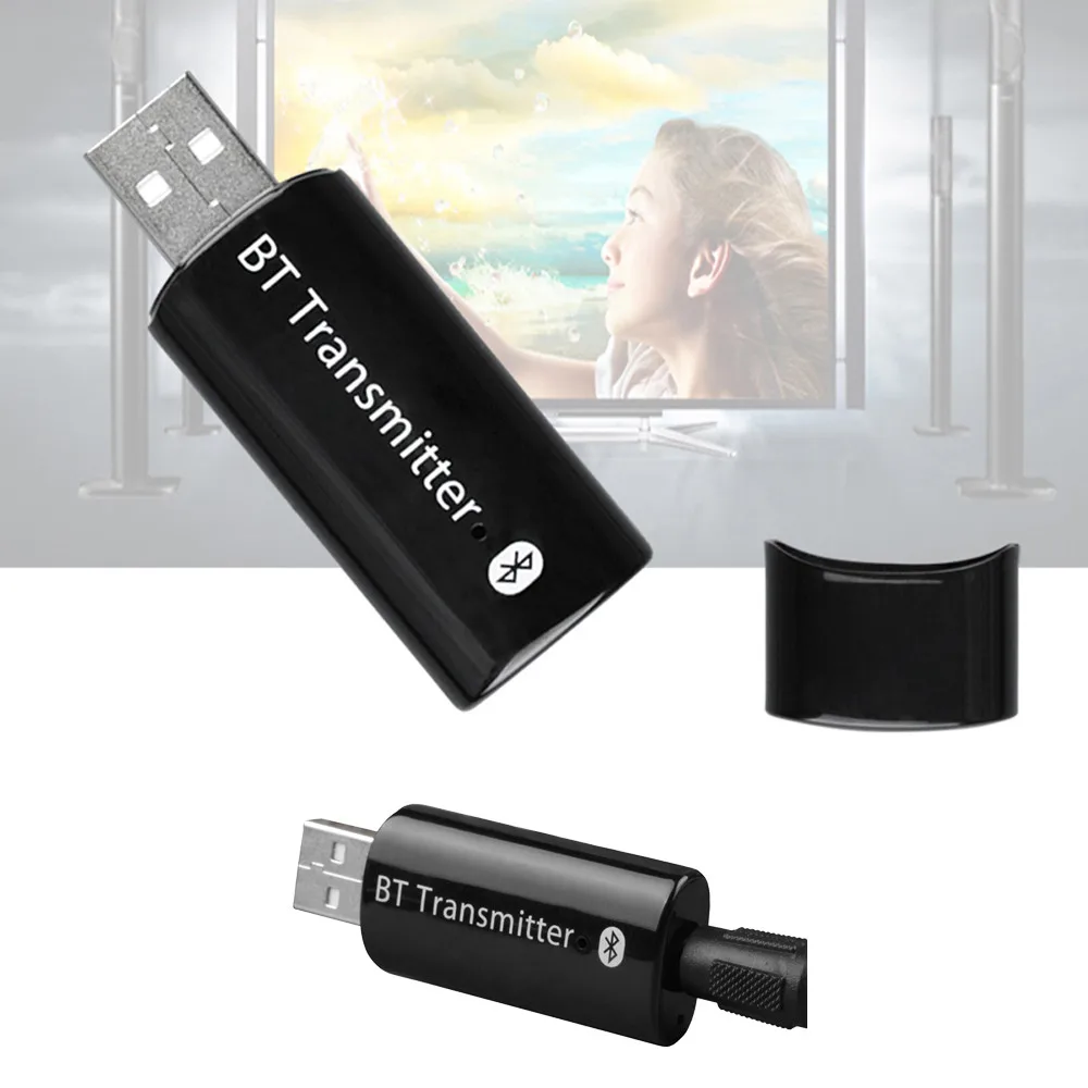 Binmer Bluetooth адаптеры и Dongles Bluetooth беспроводной динамик приемник беспроводной музыкальный передатчик USB мощность Oct18