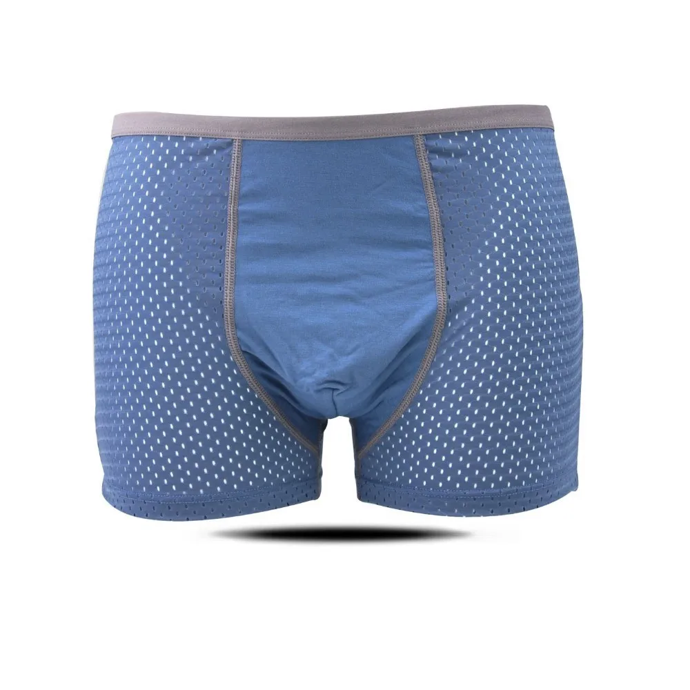 

Summer Cool Sexy Men Boxer Underwear Breathable Mesh Design Boxer Cueca Solid Men's Clothing Boxers Panties Shorts