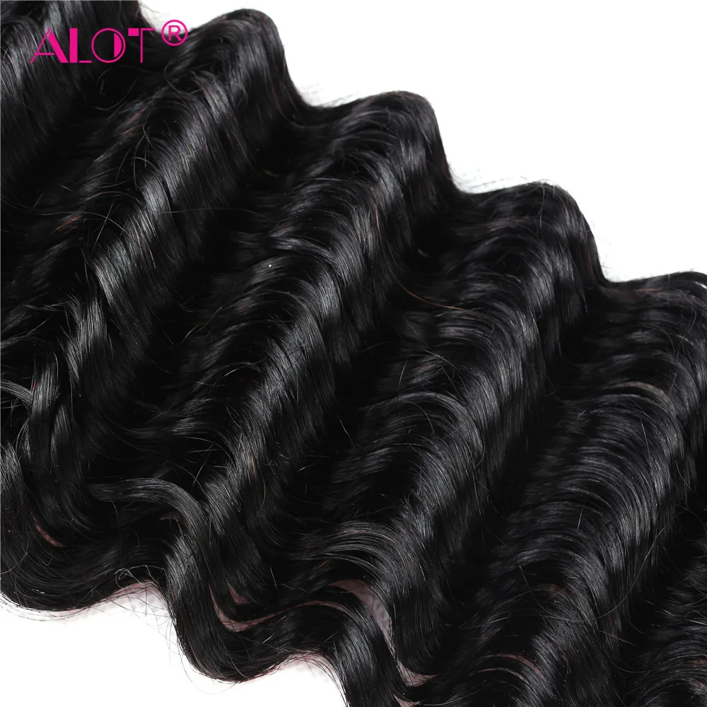 Alot Hair Deep Wave Human Hair Bundles With Frontal Closure Brazilian Human Hair Non Remy Ear To Ear Lace Frontal With Bundles Alot Hair Deep Wave Human Hair Bundles With Frontal Closure Brazilian Human Hair Non Remy Ear To Ear Lace Frontal With Bundles