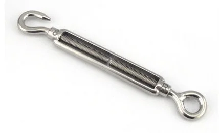 M8 M14 304 stainless steel eye to hook turnbuckle steel