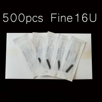 

500pieces Super Fine 16U Laminas Tebori Microblading Needles Permanent Makeup Eyebrow Tatoo Blade For Manual Tattoo Pen Machine