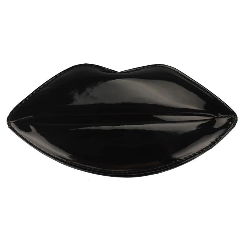 

TEXU Big Lips Women's Evening Party Clutch Hand Bag Purse Main Color: Black