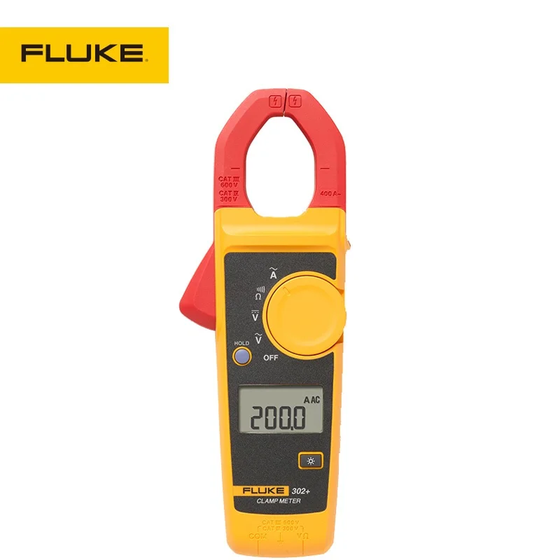 

Fluke 302+ Digital Clamp Meter AC/DC Multimeter Tester Fast shipping