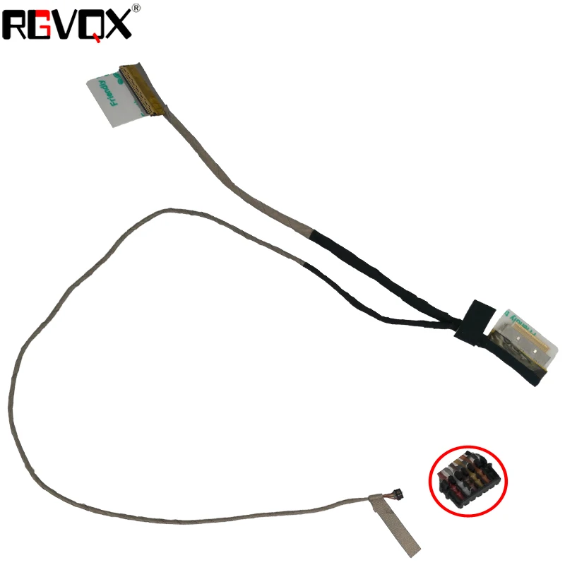 New LCD LED Video Flex Cable For ASUS Vivobook X201E X201L X201S X202E Q200E S200E PN:DD0EX2LC030 Notebook LCD LVDS CABLE
