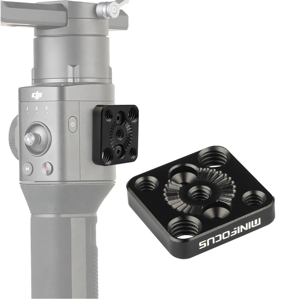 

External Mounting Plate Quick Release Plate with 1/4 to 3/8 Screw holes for DJI Ronin S with Arri standard rosette Gear Threaded