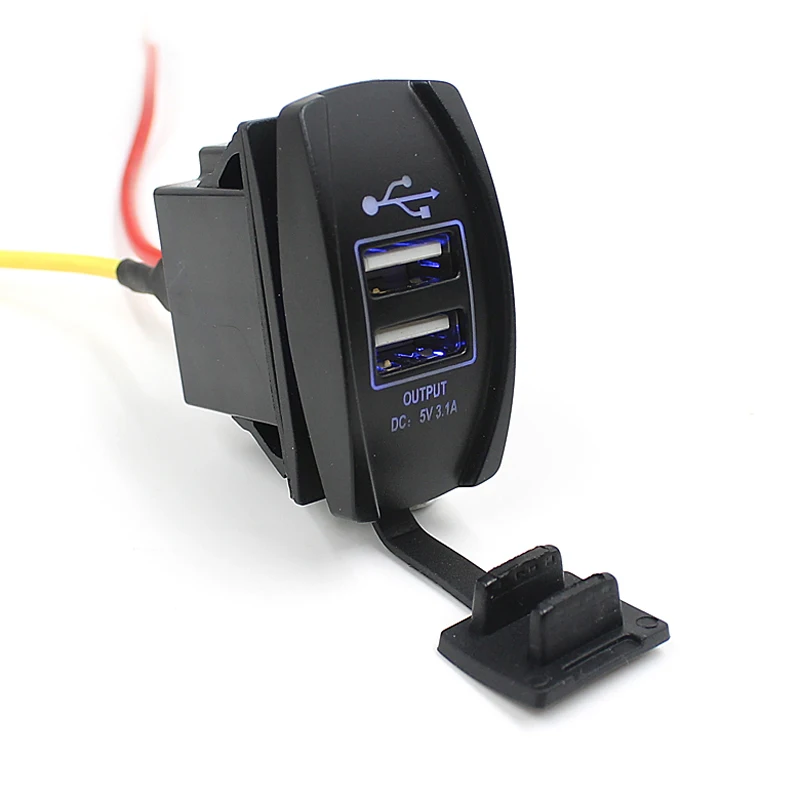 Авто Стайлинг 2 порта USB лодка аксессуар Автомобильный Универсальный usb Инвертер
