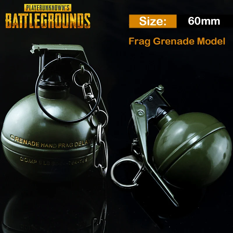 6cm-Game-Playerunknown-s-Battlegrounds-Frag-Grenades-Keyring-PUBG-Model-Keychain-Pendant-Souvenir-Charm-Gift-drop