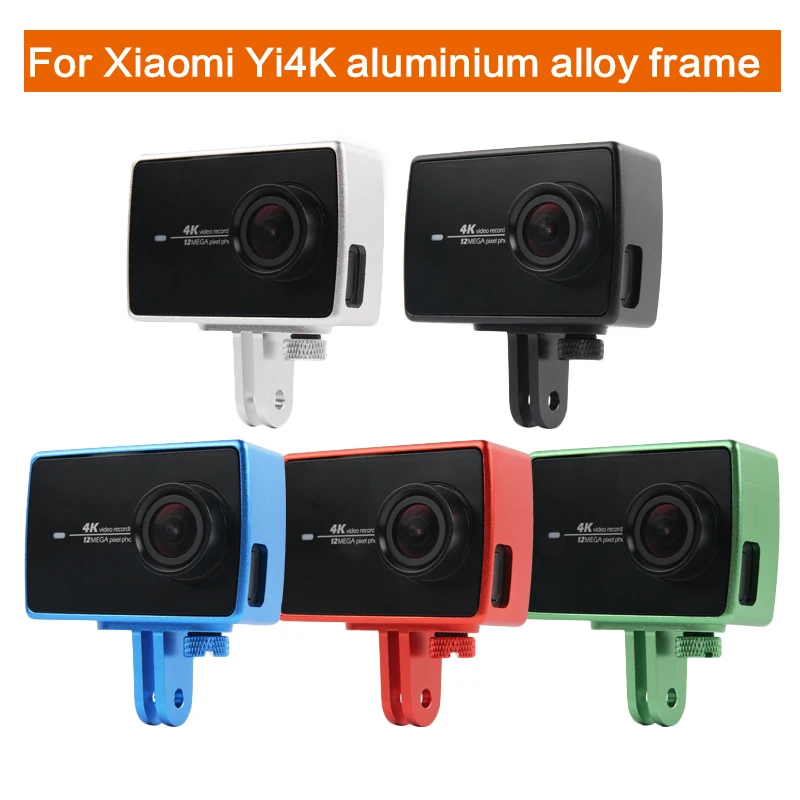 Аксессуары для экшн-камеры Защитная алюминиевая рамка для Xiaomi Yi 4K чехол для камеры с адаптером для Xiaoyi 2 II 4K