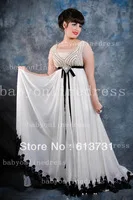 Sexy V Neck Appliqued Beaded Arabic Dubai Abaya Kaftan Long Evening Dresses 2013 Women With Short Sleeves and Sashes BO2415