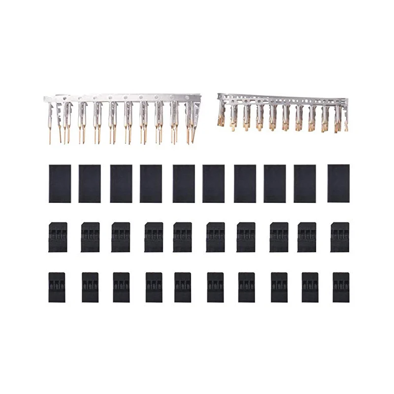 

FATJAY 10Sets Male/Female Connector Plug Terminal Hook for Servo JR Futaba Servo RC Batttery