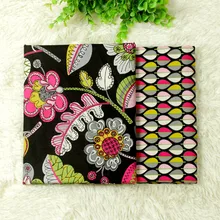 Винтажная печатная хлопковая ткань счетчики для ручной работы лоскутное стеганое детское и детское постельное белье одеяло швейный материал