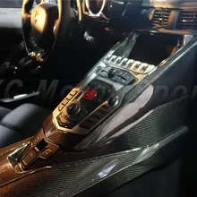 Автомобильные аксессуары сухой углеродного волокна центральной консоли подходит для 2011- LP700 центральной консоли Замена авто-Стайлинг