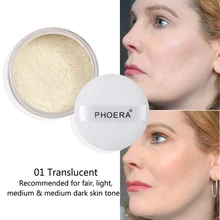 1 шт. 4 цвета рассыпчатая пудра для лица основа для лица долговечная натуральная косметика для контроля жирности косметика для красоты с пуховка