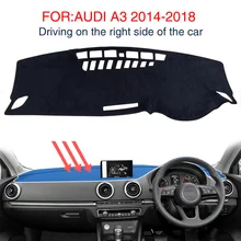 Smabee коврик для приборной панели для AUDI A3- черный коврик для приборной панели автомобиля Автомобильный интерьер