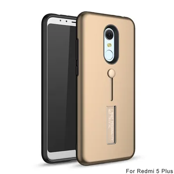 

100PCS Fashion Kickstand Case For Xiaomi Mi A1 A2 F1 Redmi S2 6 Pro 5 Plus 5A 4A Note 7 Finger Loop Strap Armor Shockproof Cover