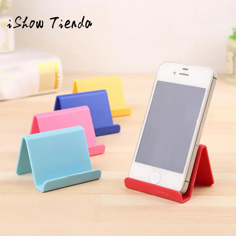 

Mobile Phone Holder Candy Mini Portable Fixed Holder Home Supplies Stocked Plastic Random Color 6*4.5cm Wholesale