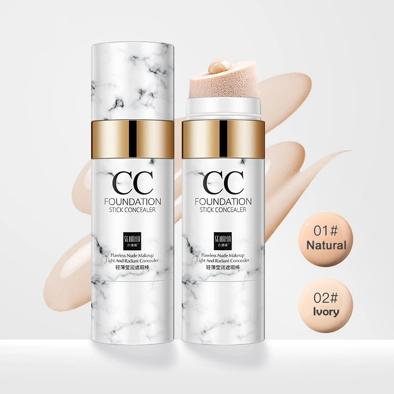 1PC Air Cushion CC Stick Face Moisturizing Foundation Makeup Cover Up Waterproof Whitening Concealer Stick Brighten Cosmetic 1PC Air Cushion CC Stick Face Moisturizing Foundation Makeup Cover Up Waterproof Whitening Concealer Stick Brighten Cosmetic
