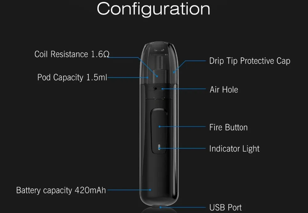Think Vape Asteroid  420mAh Pod System-2