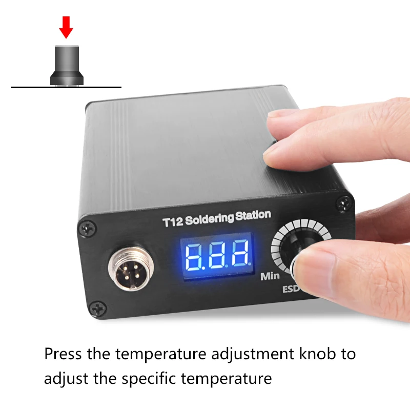 Паяльная станция Handskit T12 220 В цифровая Портативная паяльная Bga с наконечниками