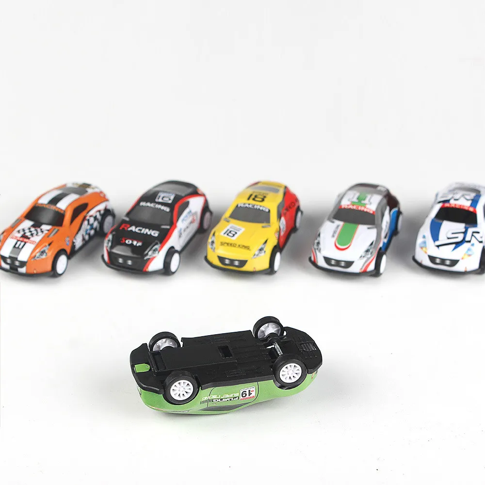 6 шт./компл. hot racing Pull Back автомобиль колесо Железный корпус сплав Mini track мини