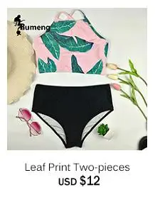Leaf Print Two-pieces 12-R207