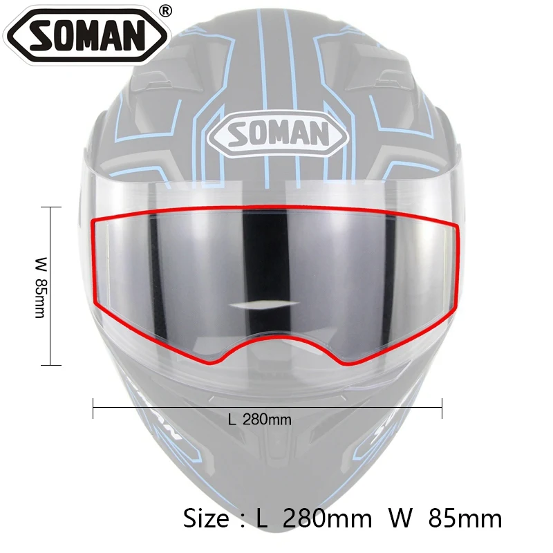 Мотоциклетный шлем Сменные линзы модель 955 с анти-непрозрачна пленка части руля мотоцикла и аксессуары для SM955/SM960 Casco