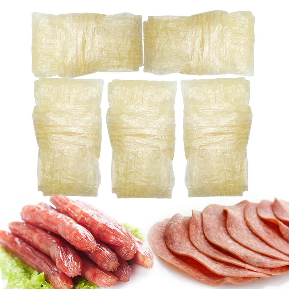 

10 PCs/Lot 5CM*50CM Dry Tubular Casing Tools Meat Poultry Tools Hot Dog Casing For Sausages Meat & Poultry Inedible Casings