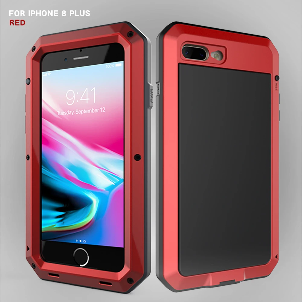 iphone 13 pro max cover Armor Metal Aluminum Shockproof Phone Case for iPhone 13 11 12 mini Pro XS MAX SE 2 XR 6 6S 7 8 Plus X 5S Outdoor Military Cover iphone 13 pro max cover