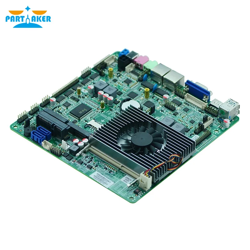 ITX H45 Intel i5 4300U Dual Core 2 LAN DC 12V LVDS Mini материнская плата для киоска POS|Материнские платы|