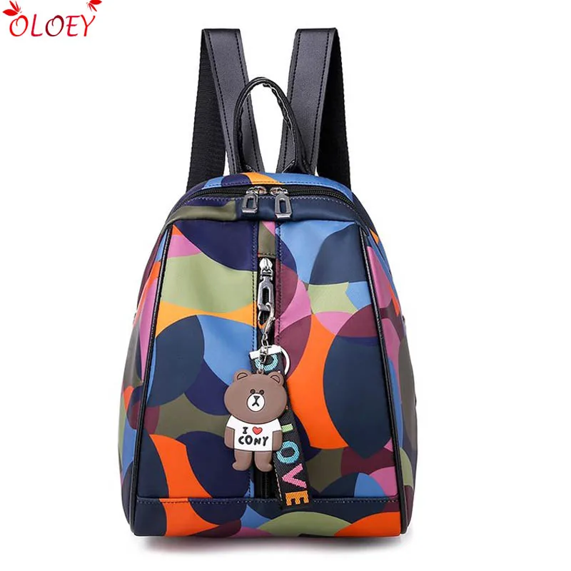

New fashion Backpack Women Oxford Multifuction Bagpack Casual Anti Flight Backpack for Teenagers Schoolbag 2019 Backpack mochila