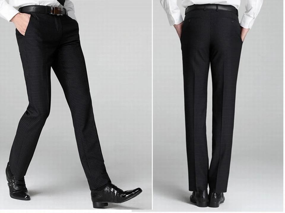 2015 Fashion New Design Men Slim Fit Wedding Trousers Formal Business ...