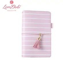 Новое поступление весна TN розовый синий желтый искусственная кожа планировщик путешествия журнал dokibook твердый переплет ноутбук с наполнителем страницы