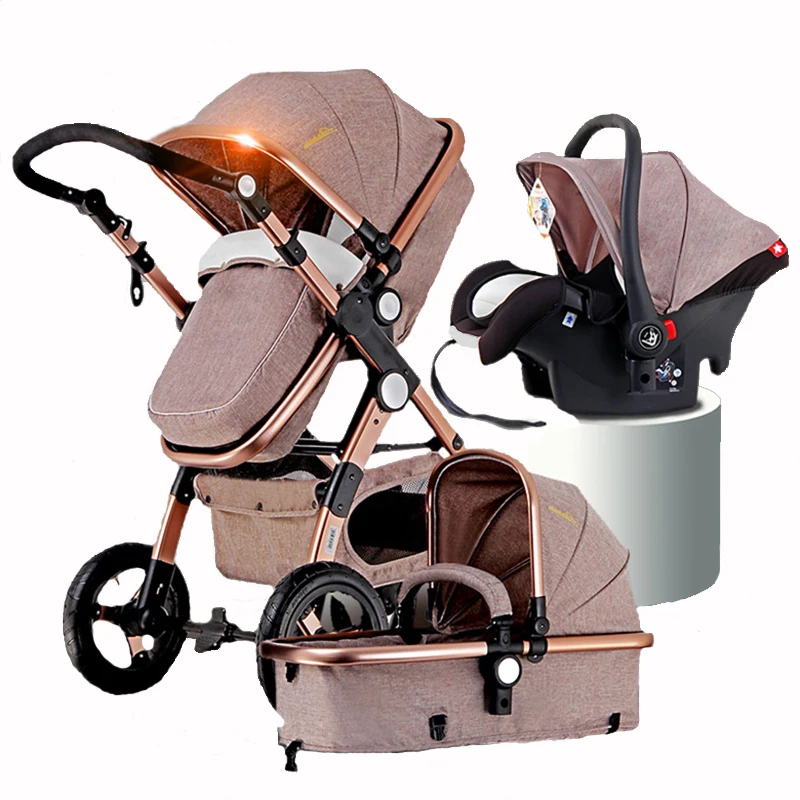 Buy Gold Baby Strollers 2in1 3in1 Baby Car Seats
