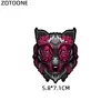 ZOTOONE Punk Dog Stripes Iron on Transfer Patches on Clothing Diy Patch Heat Transfer for Clothes for Girl T-shirts Sticker I ► Photo 2/6