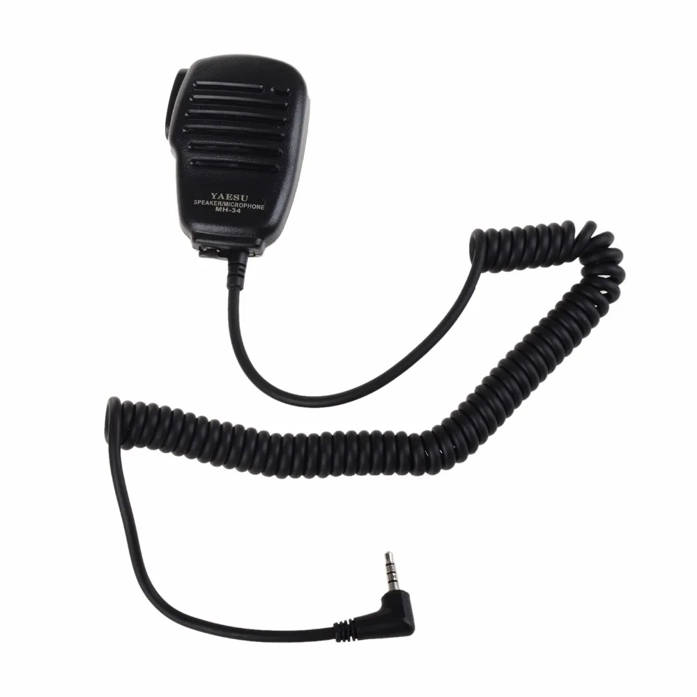 2PCS For Yaesu MH-34B4B Handheld RadioTwo Way RadioWalkie Talkie Microphone Speaker (2)