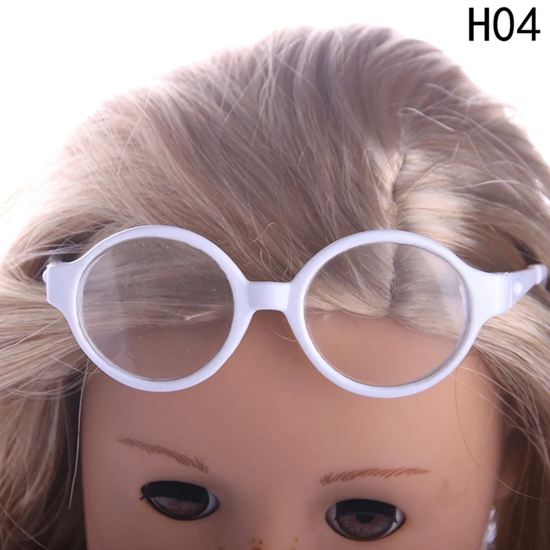 Новые очки подходят 18 дюймов американская кукла круглая кукла в очках аксессуары