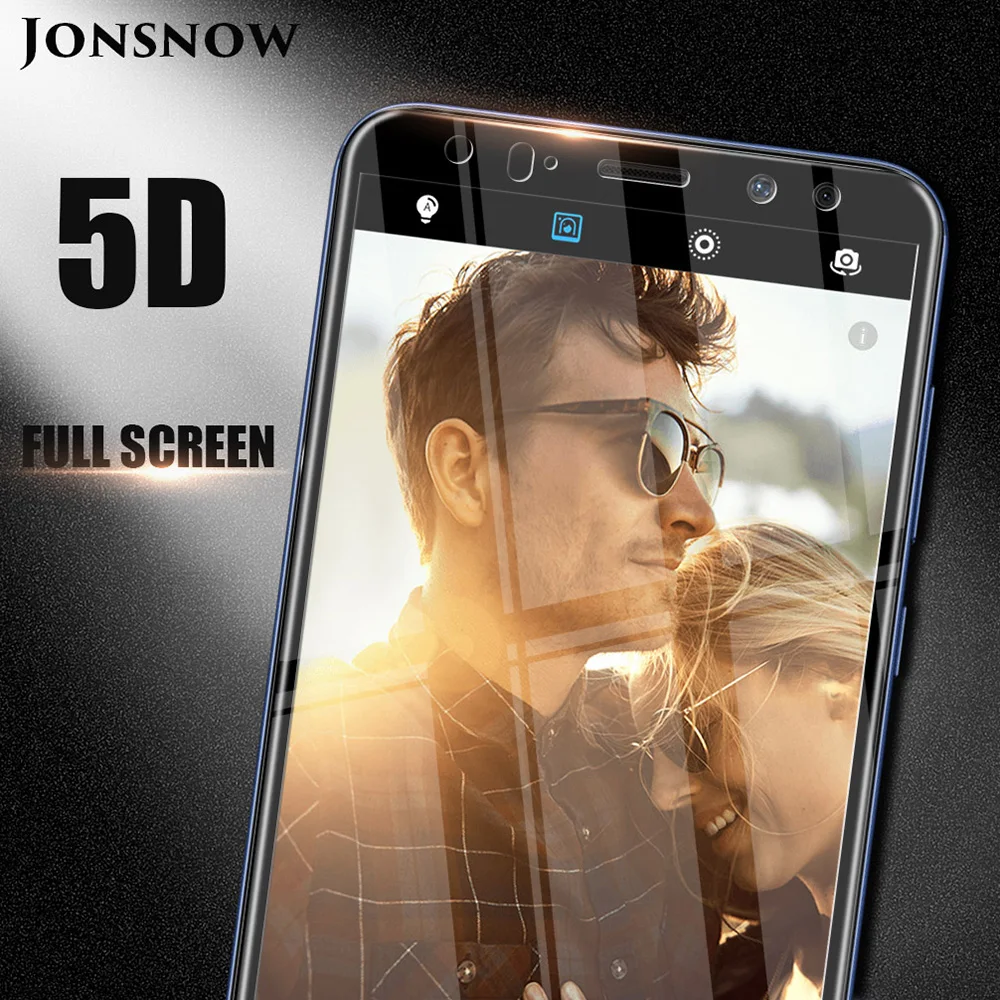 5D полное закаленное стекло для Huawei P20 Pro с изогнутыми краями покрытие Mate 10 Lite/