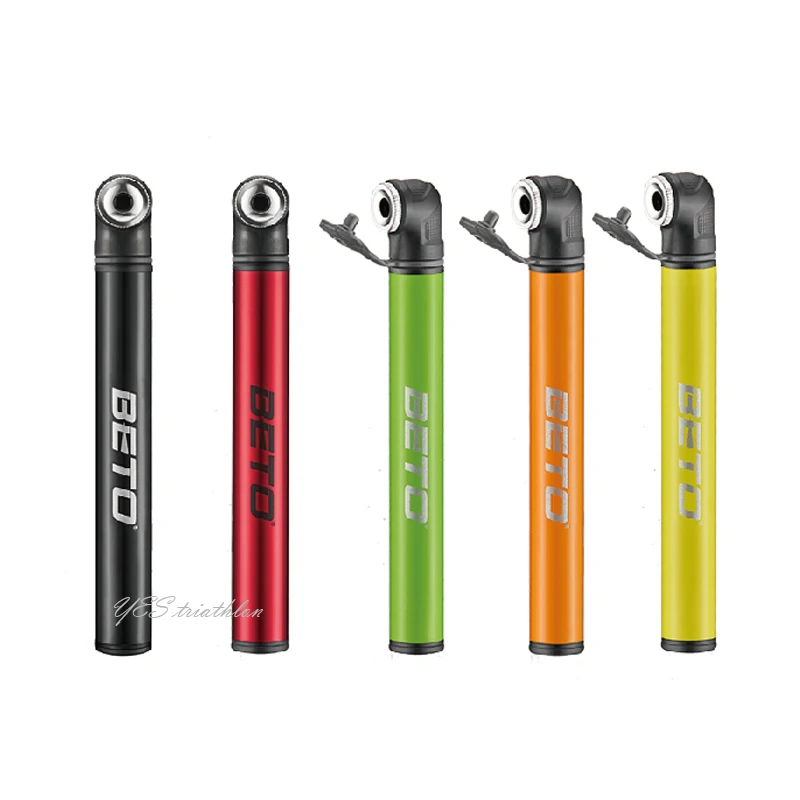 Beto Bicycle Mini Pump for Bicycle 120psi Road Bike pump Air Inflator