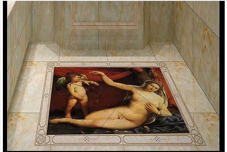 

Customized 3d wallpaper 3d flooring painting wallpaper 3 d floor bathroom floor figure paintings 3d living room photo wallpaer