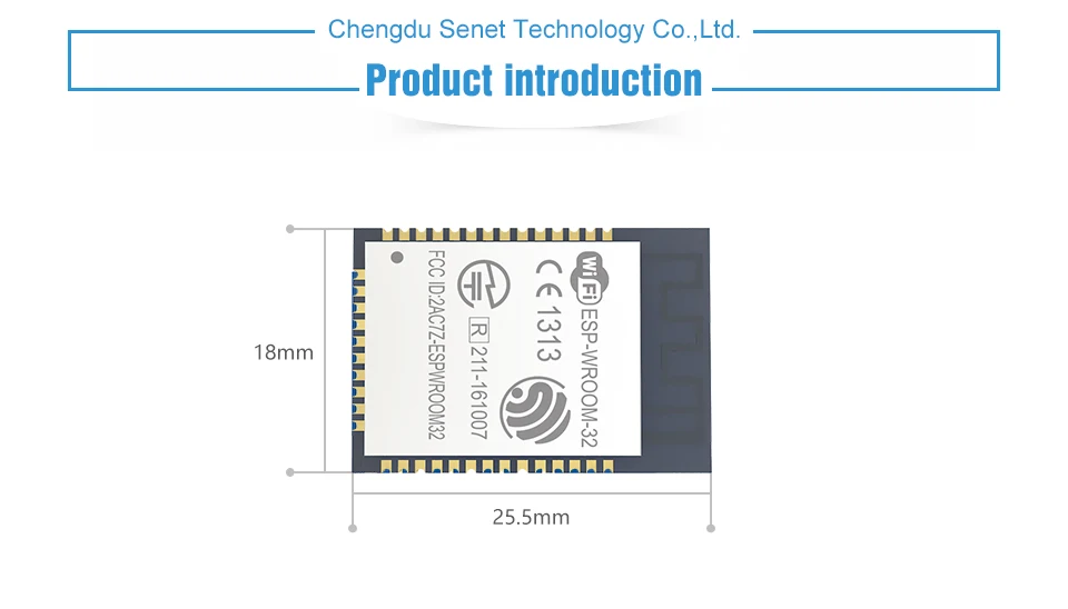 ESP-WROOM-32 ESP32 Wifi + Bluetooth двухъядерный MCU 2,4 ГГц беспроводной Радиочастотный трансивер низкая Мощность Ble 4,2 передатчик 240 МГц 4 Мб модуль