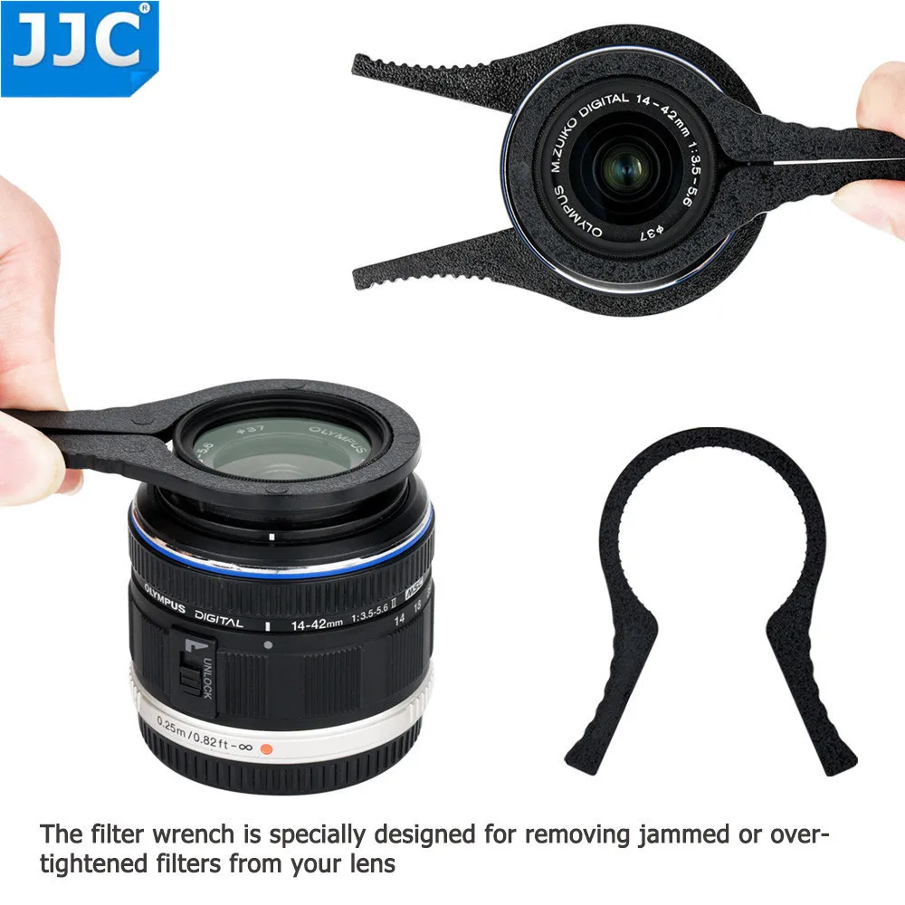 JJC Lens Filter Removal Tool Wrench for 37mm 40.5mm 46mm 49mm 52mm 55mm