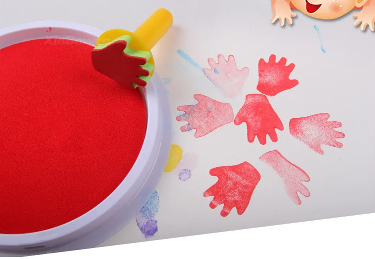 Губчатый уплотнитель кисть для краски детская масляная акварельная картина DIY Ручная работа граффити детская краска ing Кисть Губка штамп