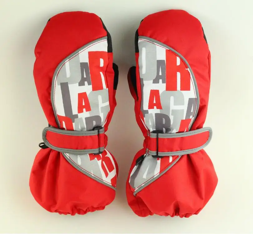 Рождество Зимние теплые детские перчатки для мальчиков и девочек лыжные уличные